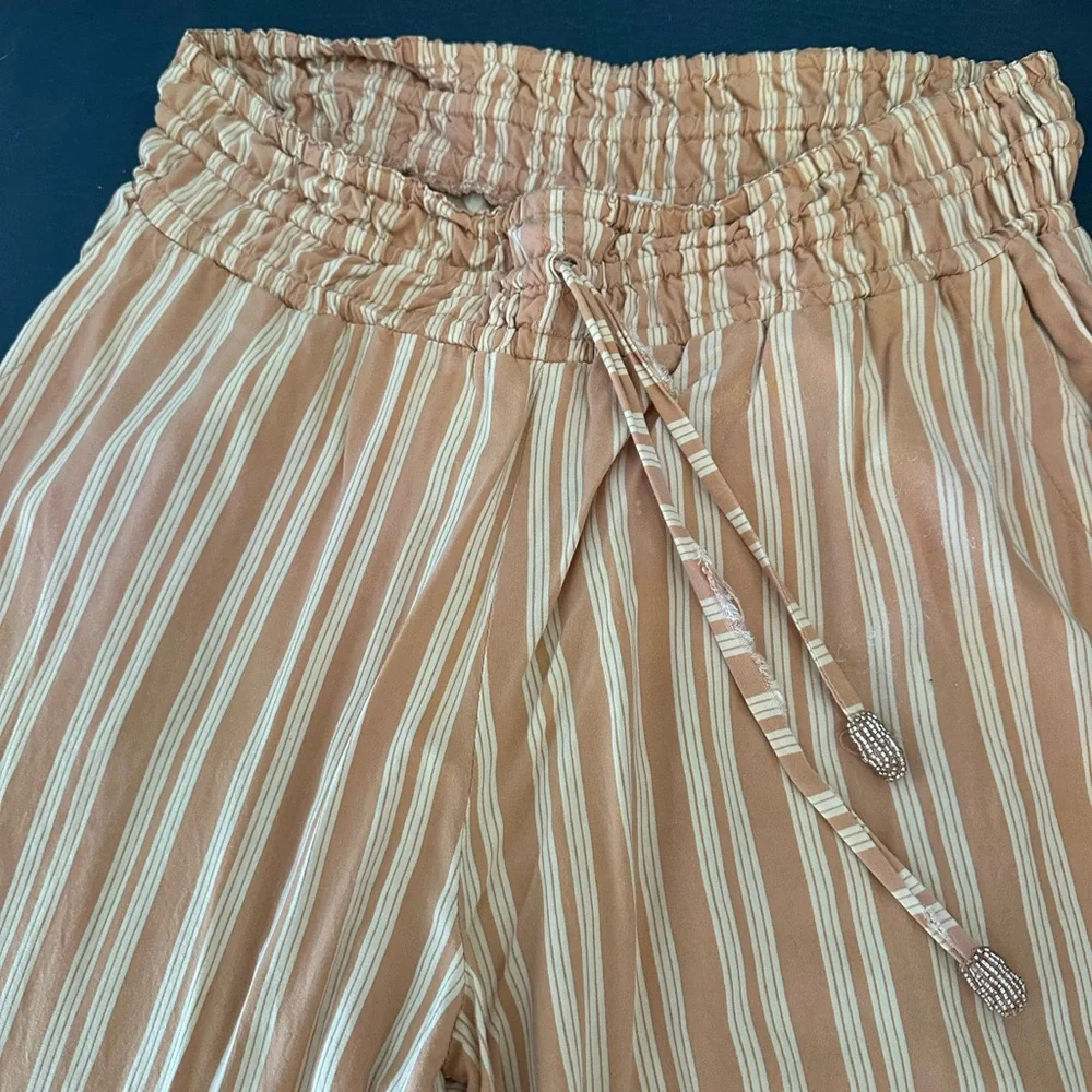 Striped Wide-Leg Pants - Picture 3 of 5